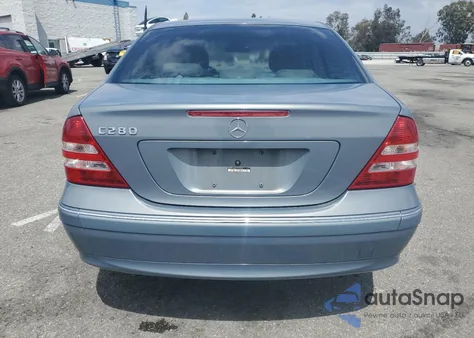 2007 Mercedes-Benz C 280 z USA, uszkodzony, nr VIN WDBRF54H77A918205